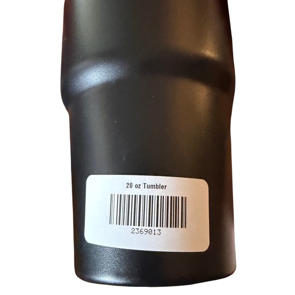 Stanley 20 oz Tumbler Black Stainless Steel Travel Mug Lid New no Straw - Picture 6 of 7